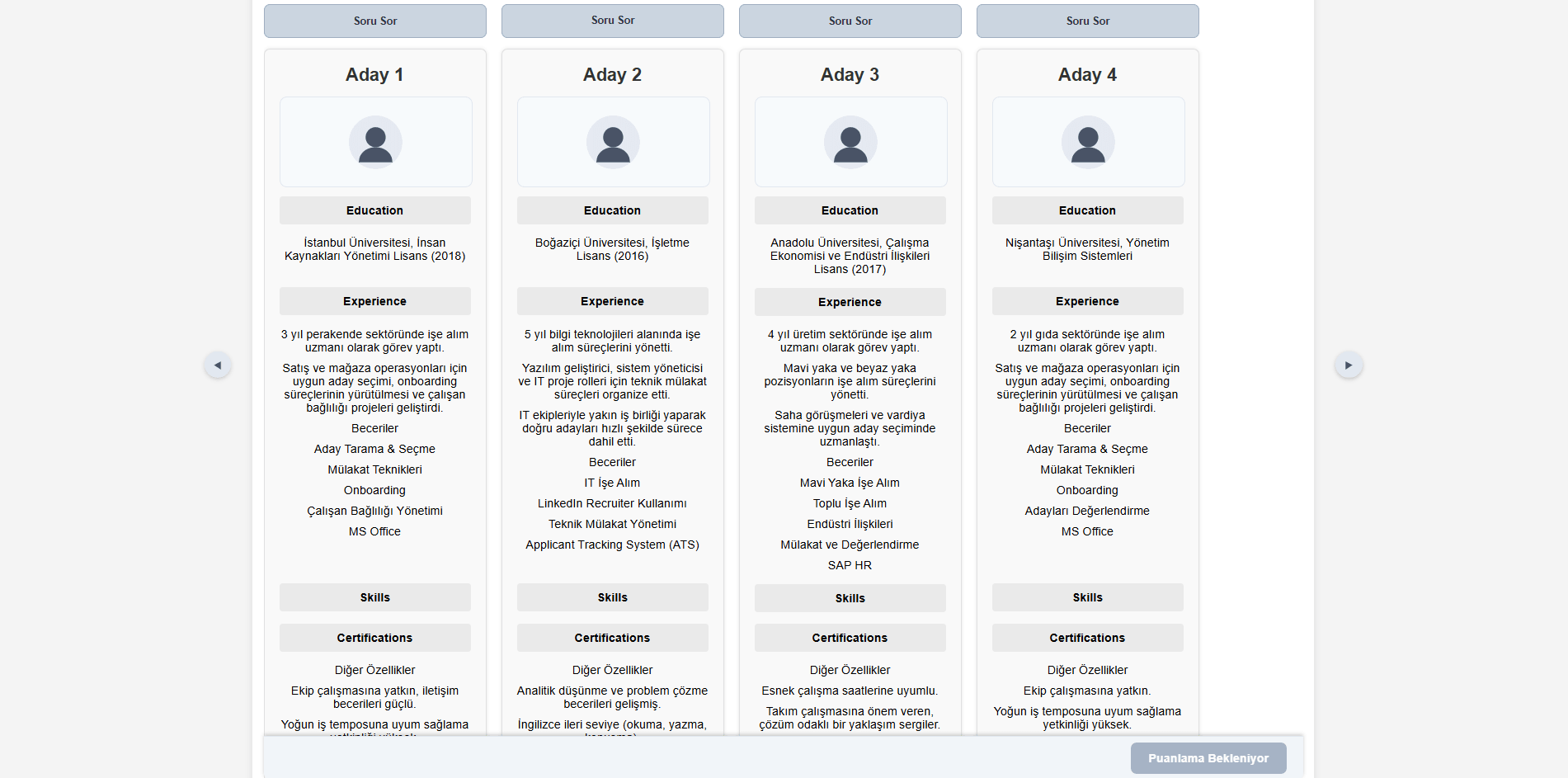 Peer interview deneyimi