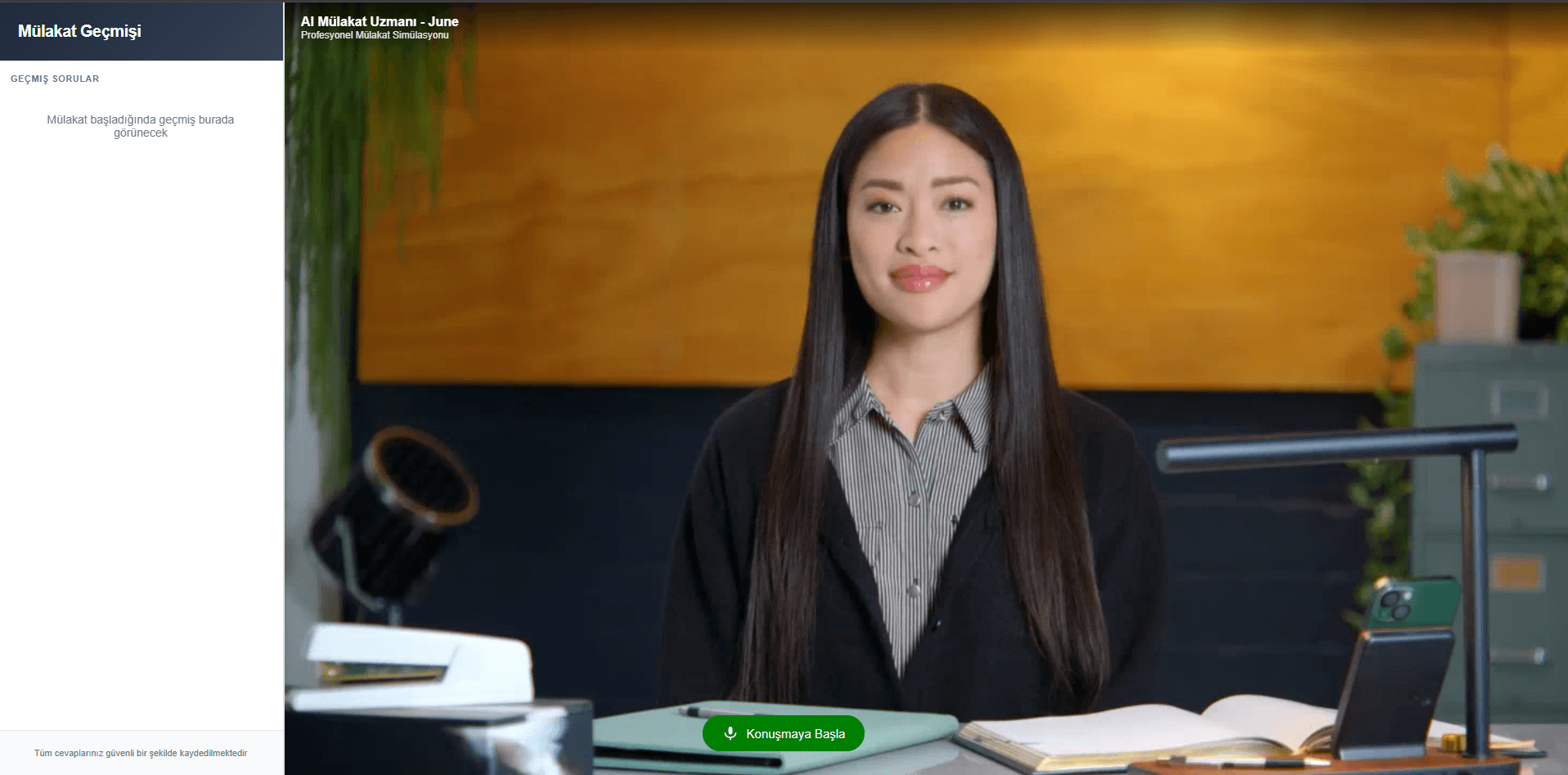 Premium AI Avatar Mülakat Deneyimi